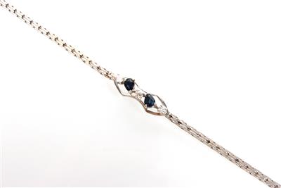 Saphir Brillant Armkette - Jewellery