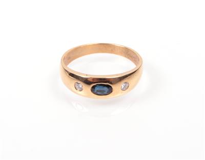 Brillant Saphir Ring - Klenoty