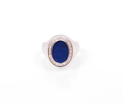 Lapis Lazuli Diamantring - Gioielli