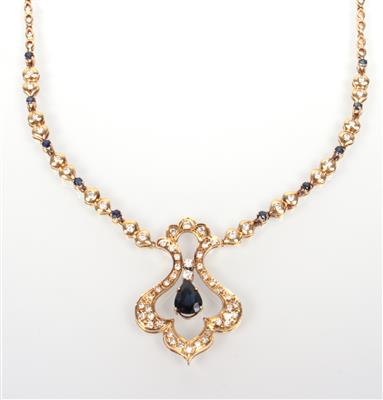 Brillant Saphir Collier - Gioielli