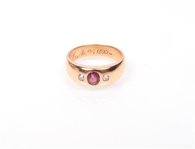 Rubin Diamant Ring - Jewellery