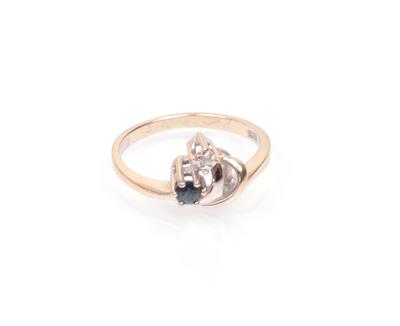 Saphir Diamant Damenring - Gioielli