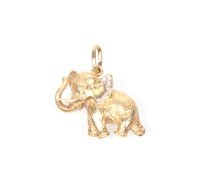 Elefant Anhänger - Schmuck Onlineauktion