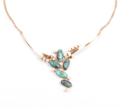 Türkis-Brillant Collier - Jewellery