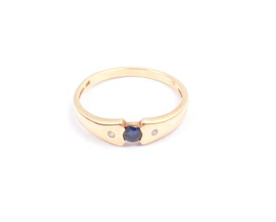 Saphir Diamant Damenring - Jewellery