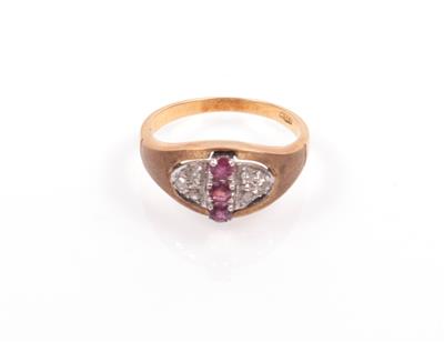 Rubin Diamant Damenring - Jewellery