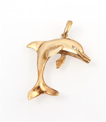 Anhänger "Delfin" - Schmuck Onlineauktion