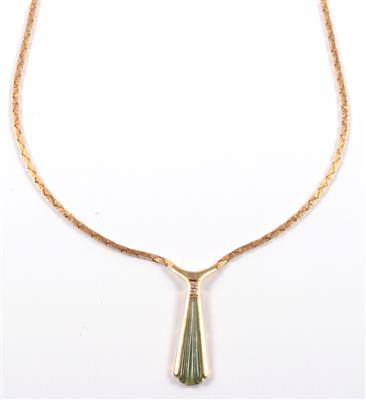 Diamant Nephrit Collier - Gioielli