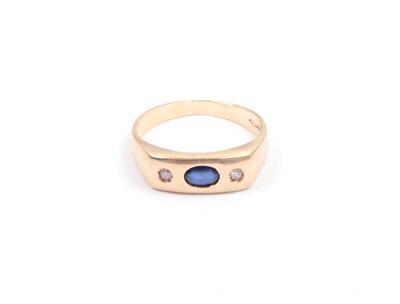 Saphir Brillant Ring - Schmuck Onlineauktion