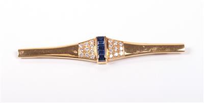 Brillant Saphir Brosche - Jewellery