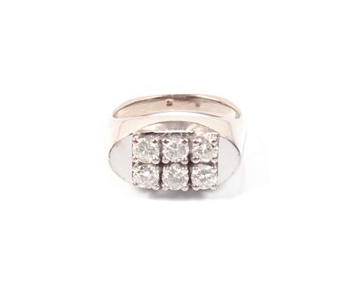 Brillantdamenring zus. ca. 0,90 ct - Schmuck und Uhren Onlineauktion