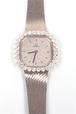 Omega Damenarmbanduhr Brillanten - Jewellery