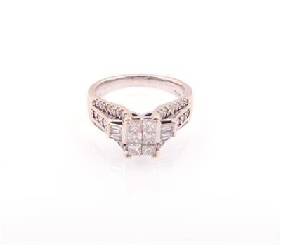 Diamantring zus. ca. 1,30 ct - Klenoty