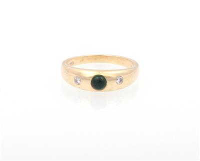 Smaragd Brillant Ring - Schmuck und Uhren Onlineauktion