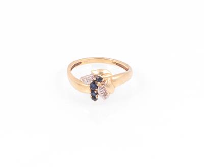 Saphir Diamant Damenring - Gioielli