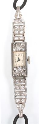 Brillant Damenarmbanduhr - Schmuck und Uhren online auction