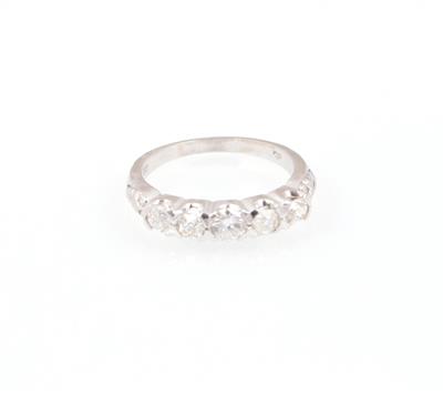 Diamantdamenring zus. ca. 0,60 ct - Schmuck und Uhren online auction