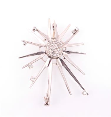 Diamant Brosche - Schmuck und Uhren online auction