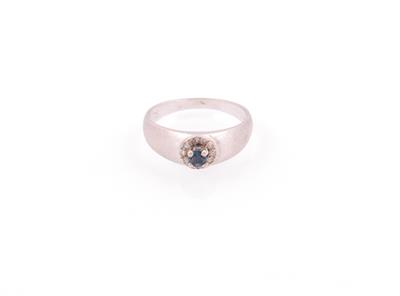 Saphir Diamant Damenring - Klenoty