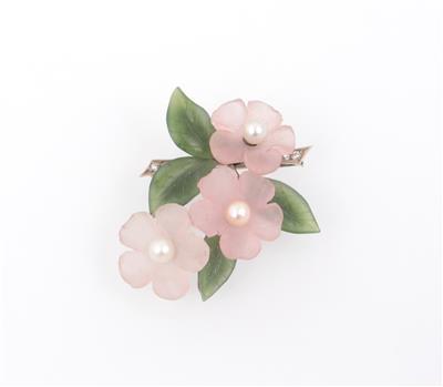 Blumenbrosche - Jewellery