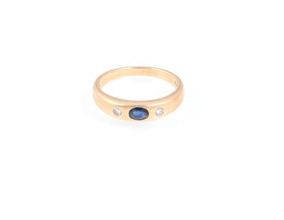 Saphir Brillant Ring - Klenoty