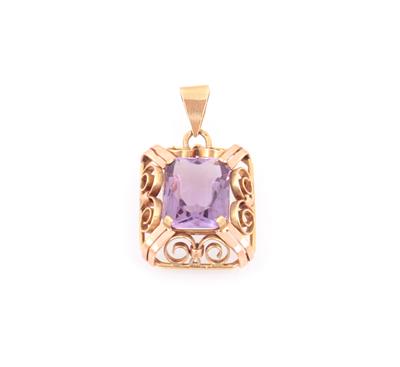 Amethyst Anhänger - Schmuck und Uhren online auction