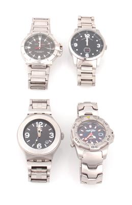 Konvolut aus 4 Armbanduhren - Schmuck und Uhren online auction