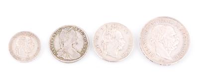 Vier Sammlermünzen" - Schmuck und Uhren online auction