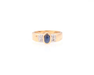 Saphir Diamant Damenring - Jewellery