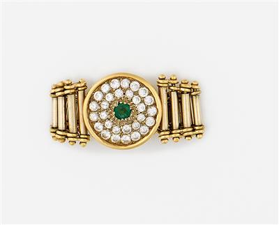 "Scortecci" Brillant Smaragd Kettenring - Jewellery