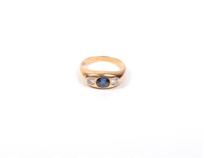 Brillant Saphir Ring - Klenoty