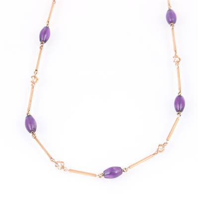 Amethystcollier - Jewellery