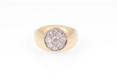 Diamantring zus. ca. 0,65 ct - Gioielli