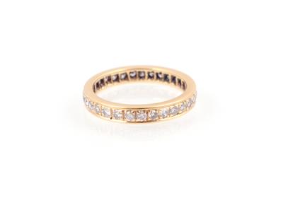 Diamantmemoryring zus. ca. 0,70 ct - Gioielli