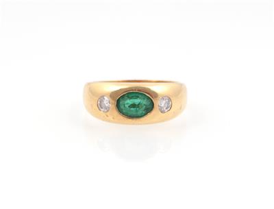 Brillant Smaragd Ring - Abverkauf Schmuck und Uhren