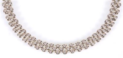 Brillantcollier zus. ca. 7,5 ct - Sale - auction