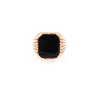 Onyx Herrenring - Schmuck und Uhren