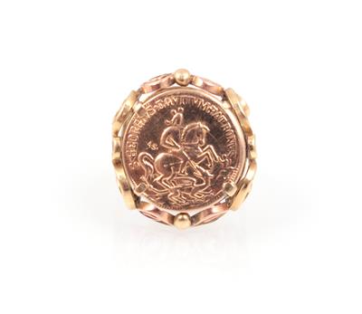 Ring "Georg und der Drache" - Schmuck und Uhren