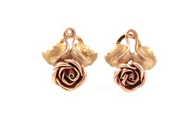Rosenblüten Ohrclips - Jewellery