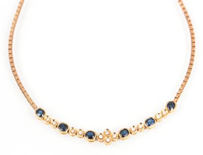 Saphir Brillant Collier - Jewellery