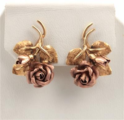Rosenblüten Ohrringe - Schmuck und Uhren