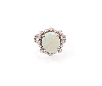 Opal Brillant Damenring - Weihnachtsauktion Schmuck und Uhren