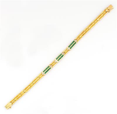 Smaragd Diamant Armkette - Jewellery