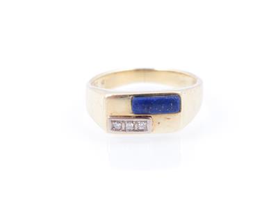 Lapis Lazuli Herrenring - Sale - Schmuck und Uhren