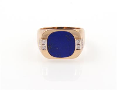 Lapis Lazuli Herrenring - Gioielli