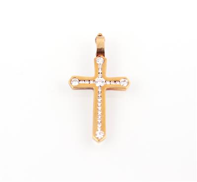 Brillant Anhänger "Kreuz" - Jewellery