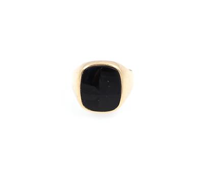 Onyx Herrenring - Schmuck und Uhren