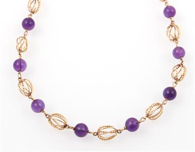 Amethystcollier - Gioielli