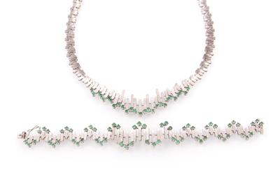 Smaragd Damenschmuckgarnitur - Jewellery
