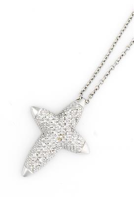 Collier Brillantkreuz - Schmuck und Uhren